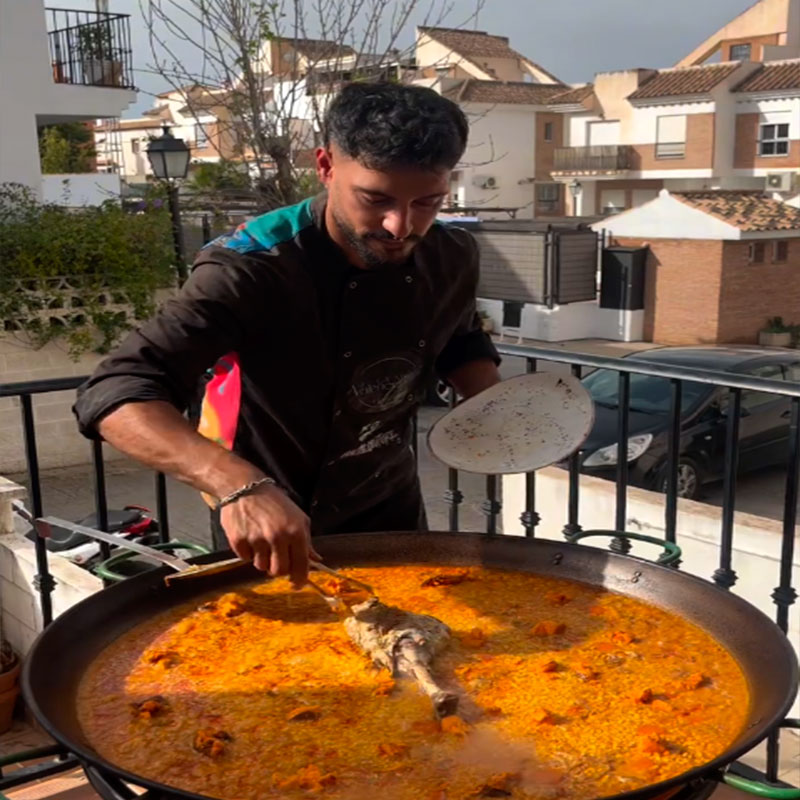 8.- Cocemos el arroz