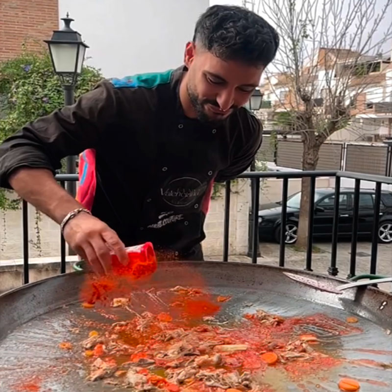 5.-Añadir el pimentón