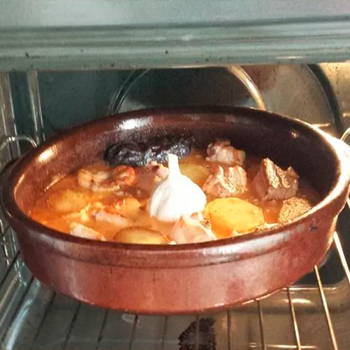 7.- Cocción en el horno