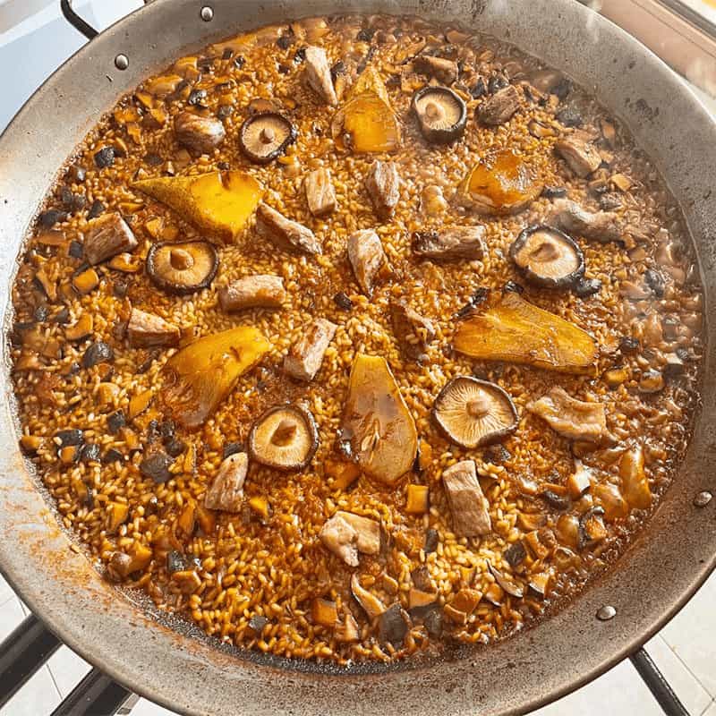 9.-Colocando los ingredientes para la presentación