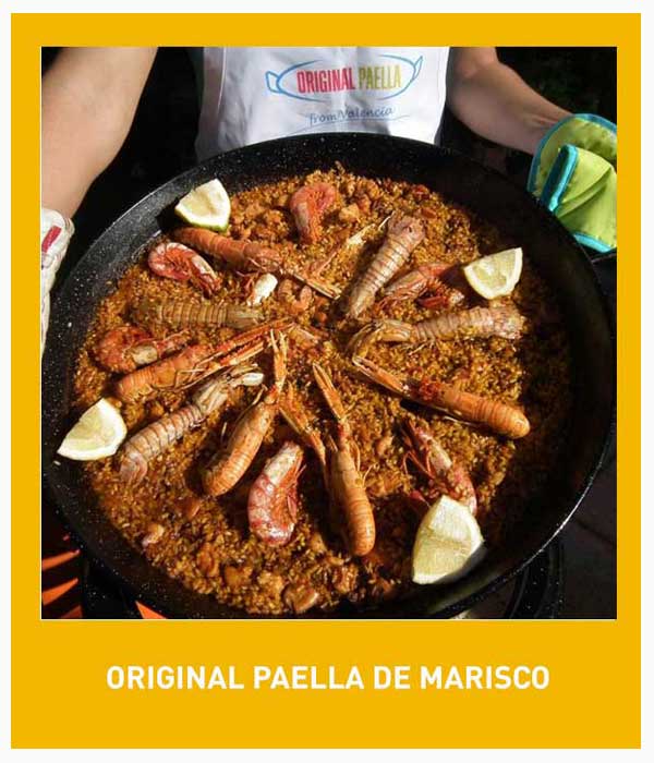 receta de paella de marisco paso a paso con fotografias, video y pdf descargable