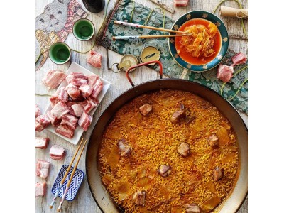 Receta @ricepaella: Arroz de kimchi con costillas de cerdo 