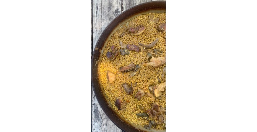 Receta de @cris_riceandmeal: arroz de pato a la cerveza con boletus y foie