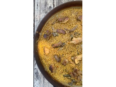 Receta de @cris_riceandmeal: arroz de pato a la cerveza con boletus y foie