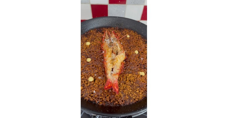 Receta de @fanaticook: Arroz seco de langostino Jumbo