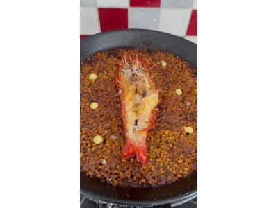 Receta de @fanaticook: Arroz seco de langostino Jumbo