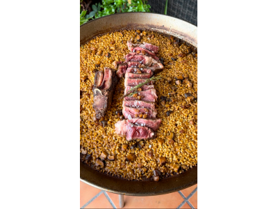 Receta de @fanaticook: Arroz con chuletón de vaca madurada