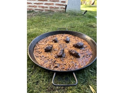 Receta de @cherenayuso: arroz de carrilleras y niscalos