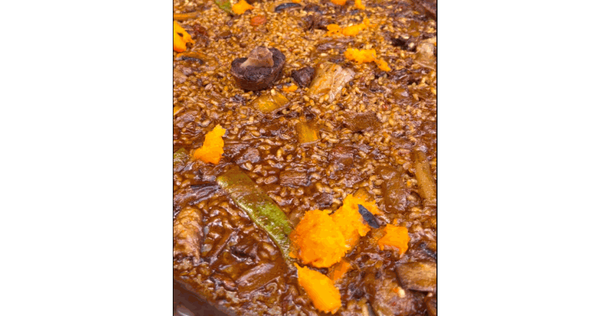 Receta de @laninavalenciana: Arroz  de rabo de toro con calabaza